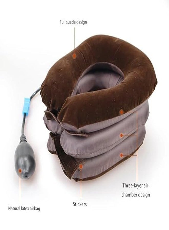 Fulkiza 3 Layer 360 Degree Support Head Support Soft Neck Pillow for Airplane, Car and Home, Pain Relief. - Image 5